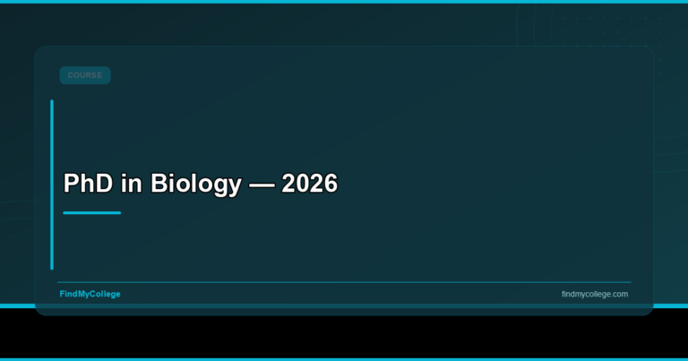 PhD in Biology: Admission, Colleges, Fees & Career in India