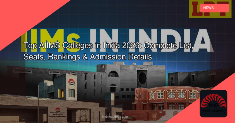 Top AIIMS Colleges in India 2026: Complete List, Seats, Rankings & Admission Details - FindMyCollege