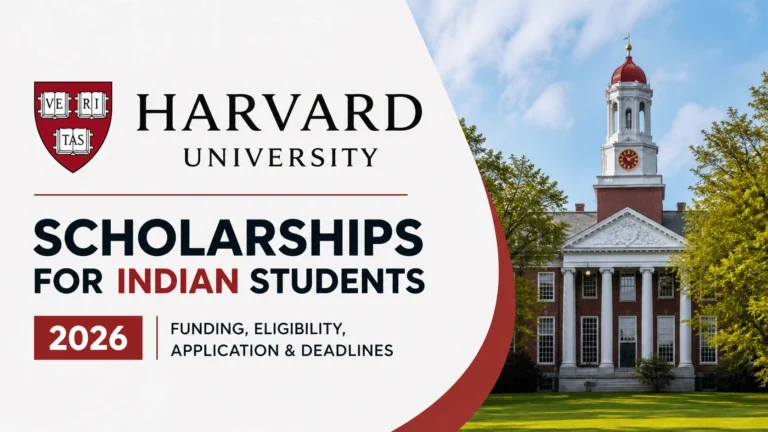 Harvard University Scholarships for Indian Students 2026