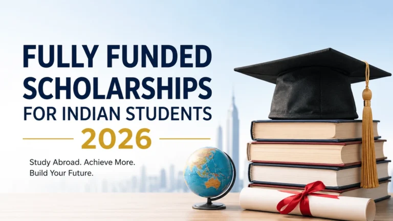 Fully Funded Scholarships for Indian Students 2026
