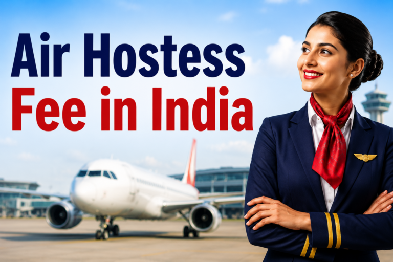 Air Hostess Fee in India