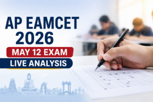 AP EAMCET 2026 May 12 Exam Live Analysis: Students Find Mathematics Moderate, Physics Lengthy