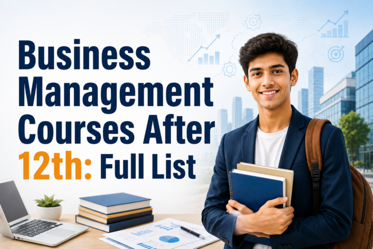 Business Management Courses After 12th