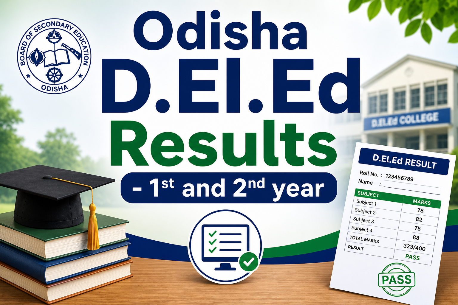 Odisha D.El.Ed Result
