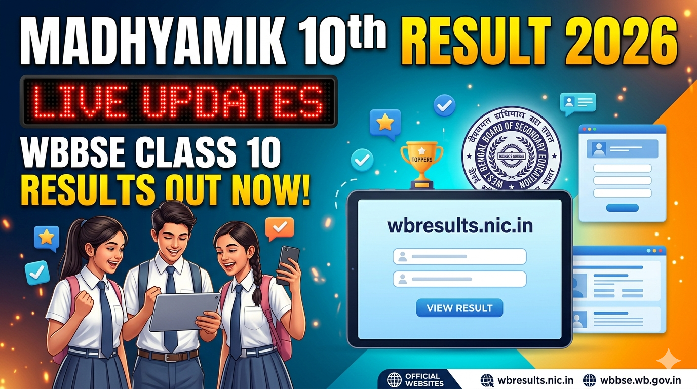 WB Madhyamik Result 2026 Live Updates
