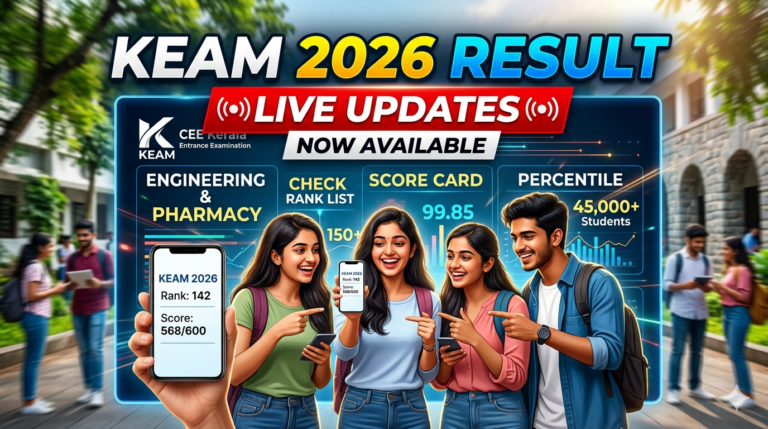 KEAM 2026 Result LIVE Updates