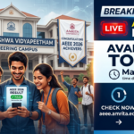 AEEE 2026 Result (TODAY) Live: Amrita BTech Rank @ aeee.amrita.edu; Cutoff & CSAP Counselling