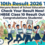 HBSE 10th Result 2026 @bseh.org LIVE; BSEH to Declare Haryana Board 10th Result Link Today at 12 PM