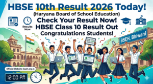 HBSE 10th Result 2026 @bseh.org LIVE; BSEH to Declare Haryana Board 10th Result Link Today at 12 PM