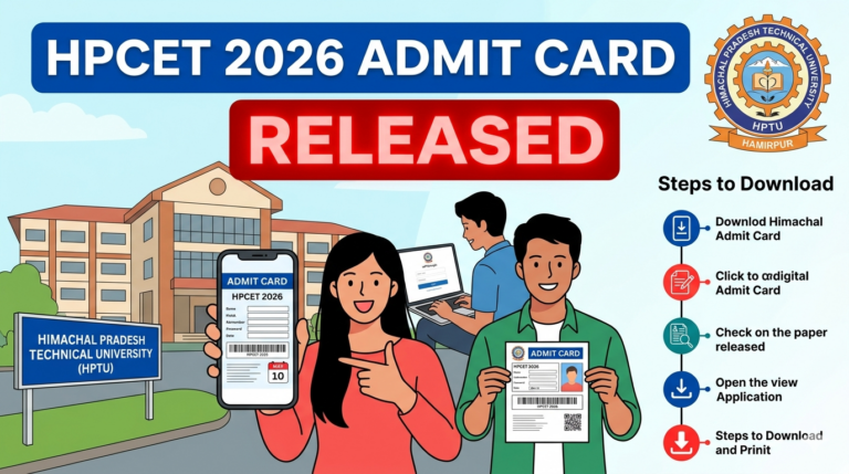 HPCET 2026 Admit Card Released