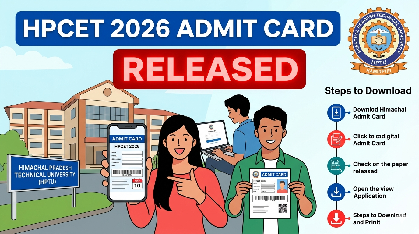 HPCET 2026 Admit Card Released