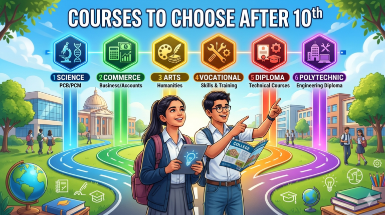 Courses after 10th