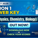 MHT CET 2026 Answer Key for Session 1 OUT for PCB: Know How to Calculate Expected Marks
