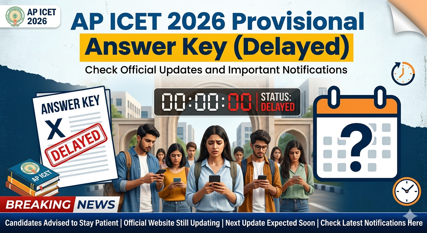 AP ICET 2026 Provisional Answer Key (Delayed)