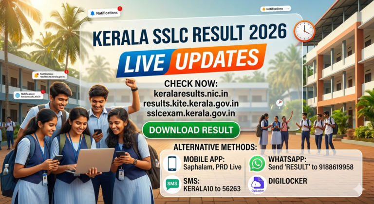 Kerala SSLC Result 2026 Live Updates