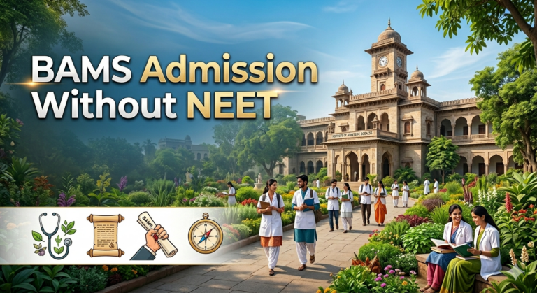 BAMS Admission Without NEET