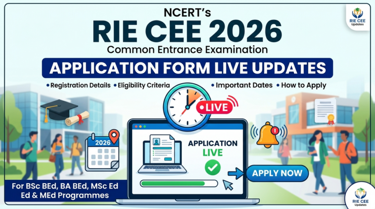 RIE CEE 2026 Registration Begins