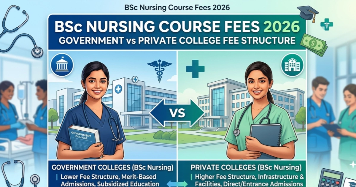 BSc Nursing Course Fees
