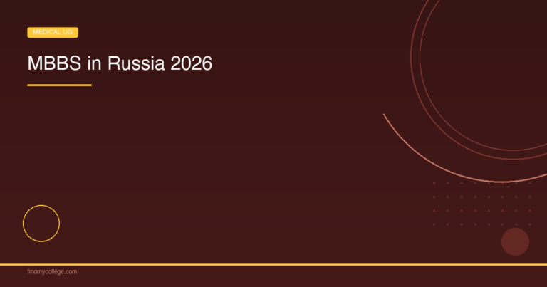 MBBS in Russia 2026